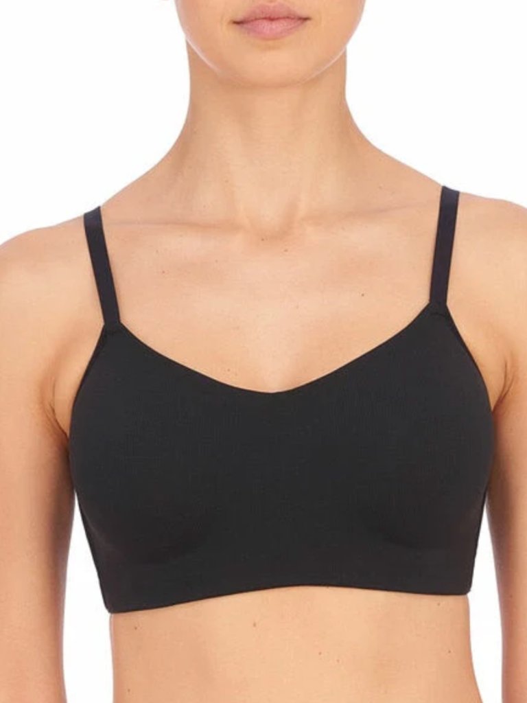 Natori 723195 Limitless Convertible Contour Wireless Sports Bra Black 34b